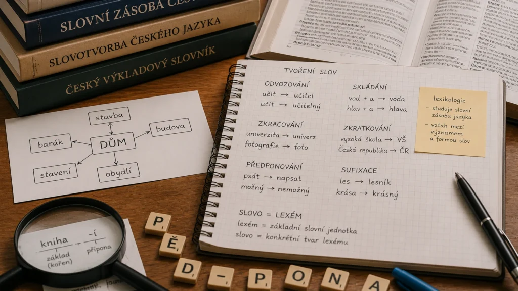 Lexikologie a tvoření slov